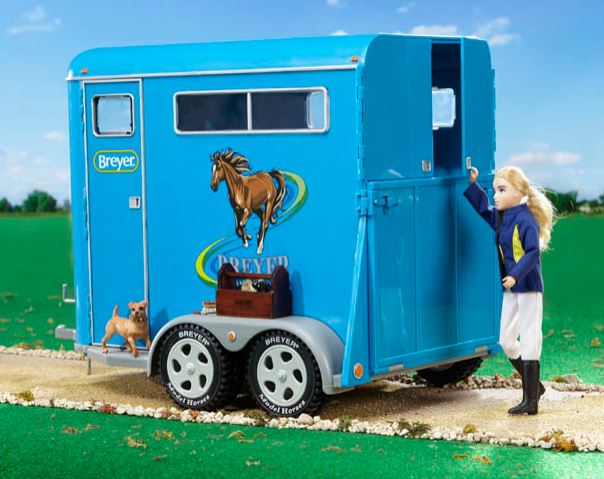 Breyer Traditional Series Two-Horse Trailer Toy 2617