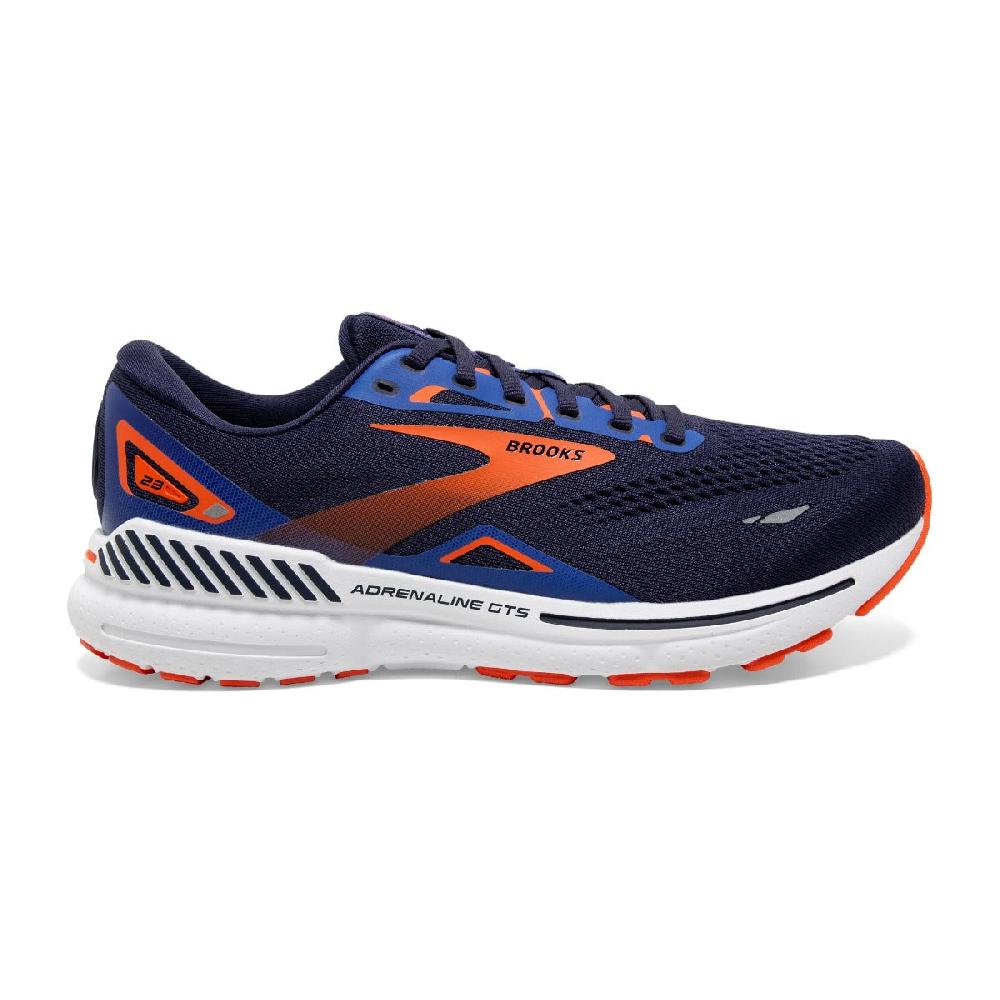 Brooks Adrenaline Peacoat/Orange/Surf The Web Adrenaline GTS 23 Men's Road Running Shoes 110391-438