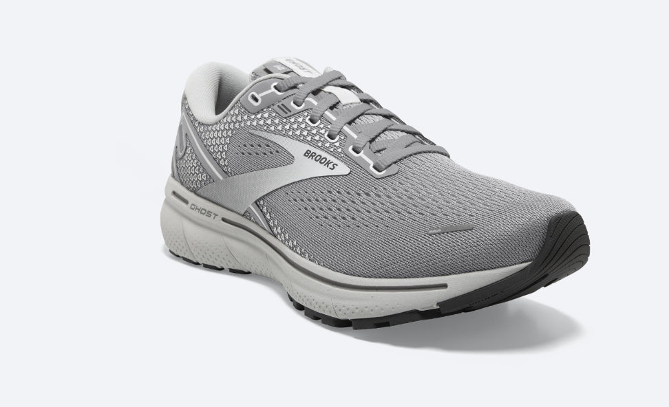 Brooks Alloy And Primer Grey With Oyster Ghost 14 Ladies Running Shoes 120356-089