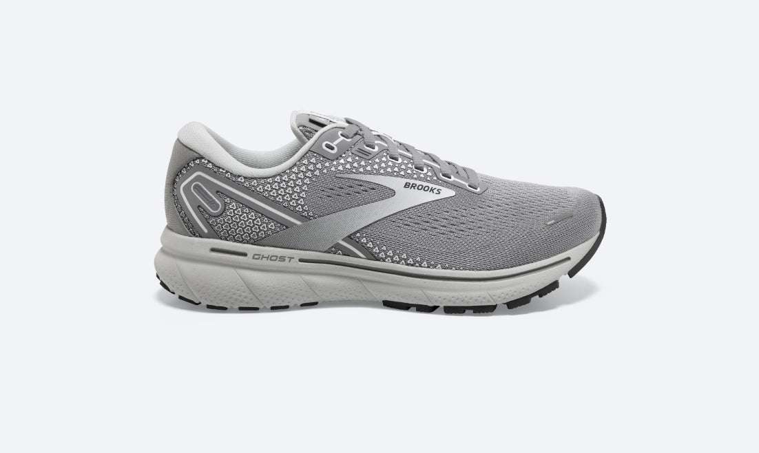 Brooks Alloy and Primer Grey with Oyster Ghost 14 Ladies Running Shoes 120356-089