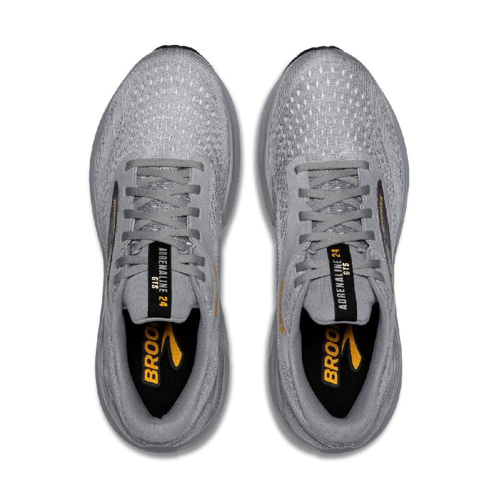 Brooks Alloy/White/Gold Fusion Adrenaline GTS 24 Men's Road Running Shoes 110437-084