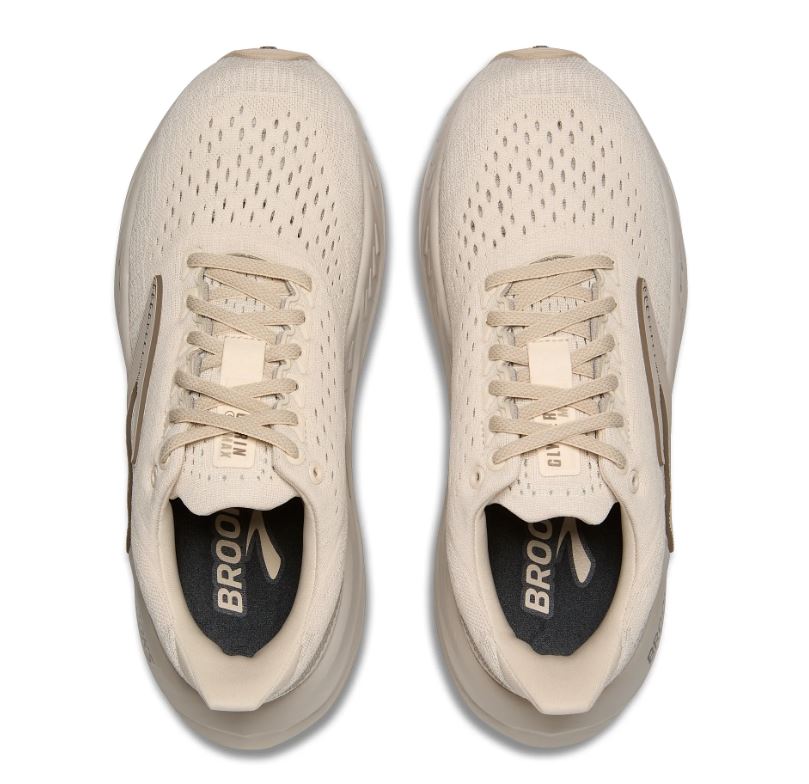 Brooks Almond Peach/London Fog/White Glycerin Max Women's Road Running Shoes 120436-208