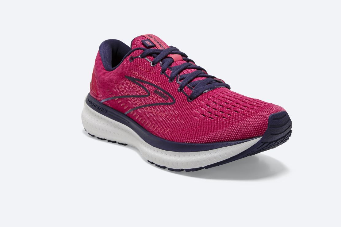 Brooks Barberry With Purple And Calypso Glycerin 19 Womens Running Shoes 120343-623