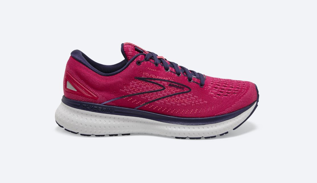 Brooks Barberry with Purple and Calypso Glycerin 19 Womens Running Shoes 120343-623