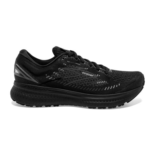 Brooks Black And Ebony Glycerin 19 Mens Road Running Shoes 110356-071
