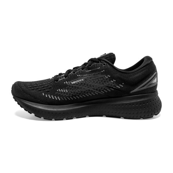 Brooks Black And Ebony Glycerin 19 Mens Road Running Shoes 110356-071