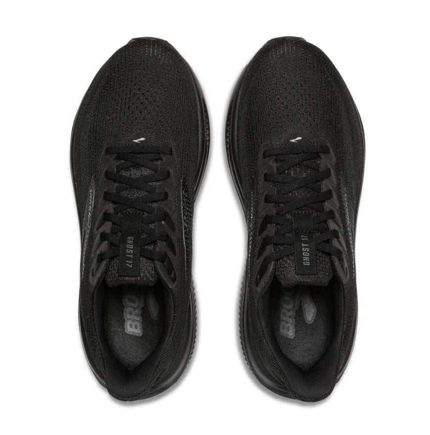 Brooks Black/Black/Ebony Ghost 17 Men's Road Running Shoes 110442-020