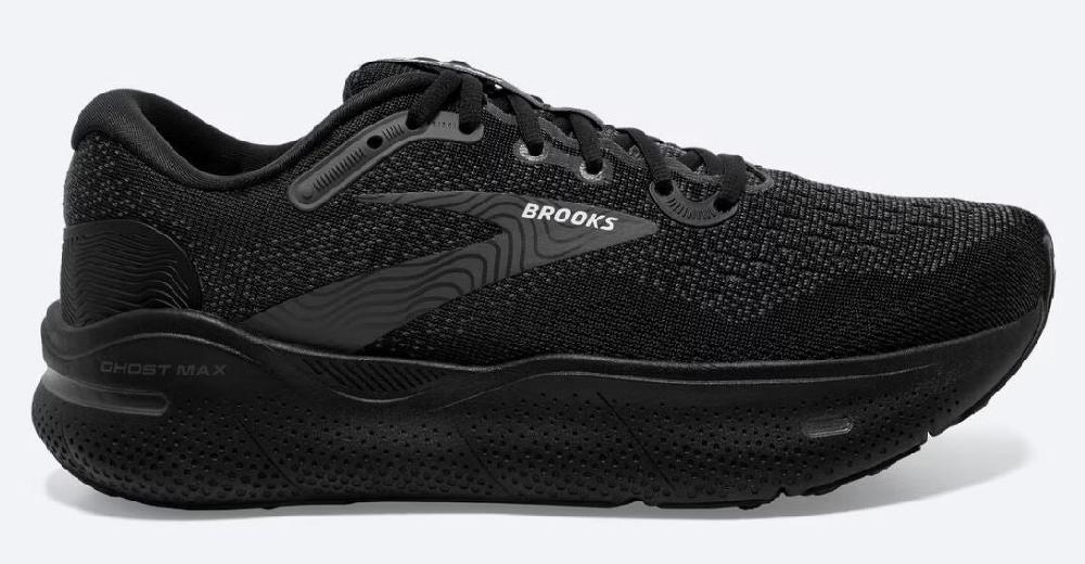 Brooks Black/Black/Ebony Ghost Max Womens Running Shoes 120395