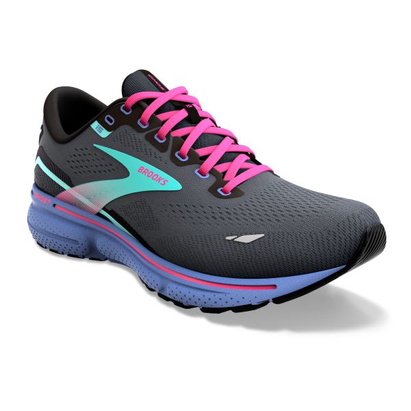 Brooks Black/Blue/Aruba Ghost 15 Women's Running Shoes 120380-079