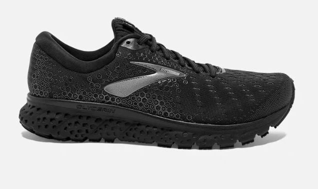 Brooks Black/Ebony Glycerin 17 Mens Road Running Shoes 110296-071