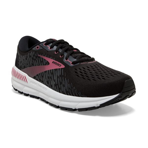 Brooks Black/Ebony/Mauvewood Addiction GTS15 Womens Running Shoes 120352-088
