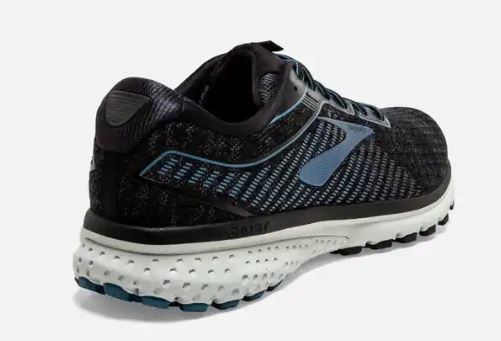 Brooks Black/Grey/Blue Ghost 12 Mens Road Running Shoes 110316-058