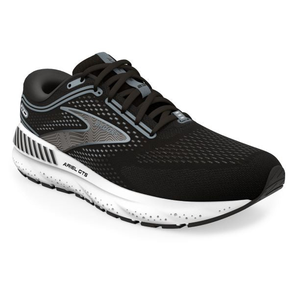 Brooks Black/Grey/White Ariel GTS 23 Women's Road Running Shoes 120390-090