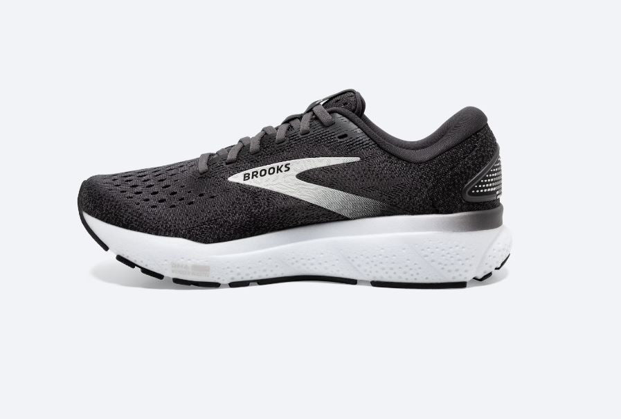 Brooks Black/Grey/White Ghost 16 Women's Road Running Shoes 120407-090