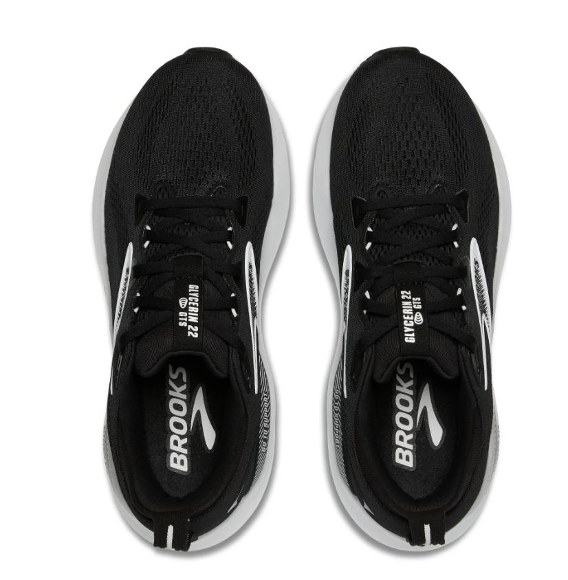 Brooks Black/Grey/White Glycerin GTS 22 Men's Road Running Shoes 110446-090