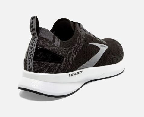 Brooks Black Levitate 4 Mens Road Running Shoes 110345