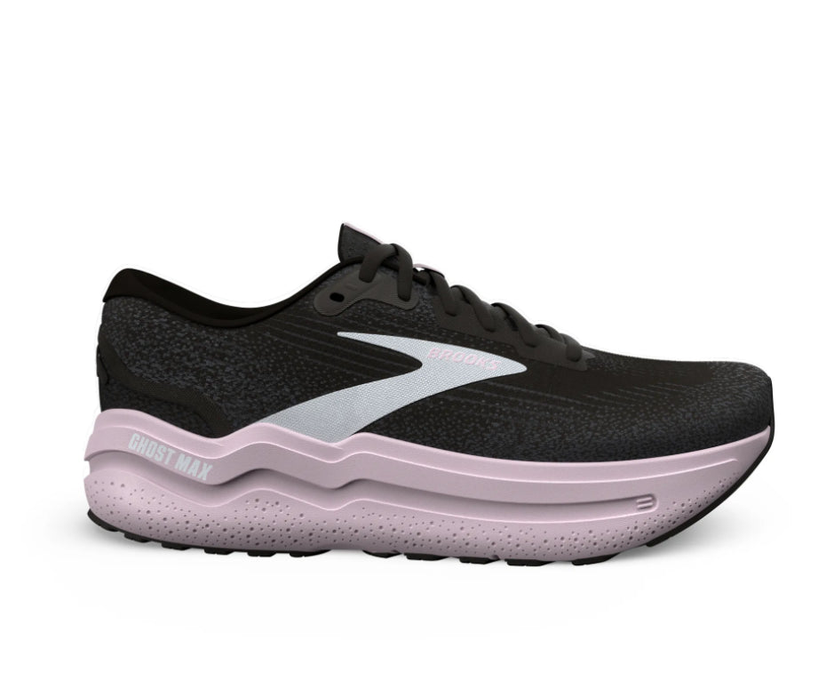 Brooks Black/Orchid Ghost Max 2 Women's Running Shoes 120420-077
