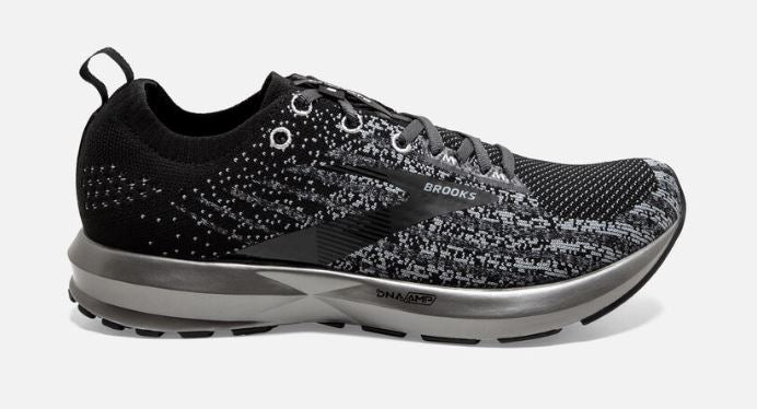 Brooks Black/Silver Levitate 3 Womens Road Running Shoes 120300