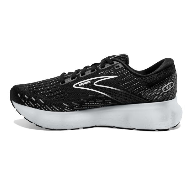 Brooks Black/White/Alloy Glycerin 20 Womens Running Shoes 120369-059