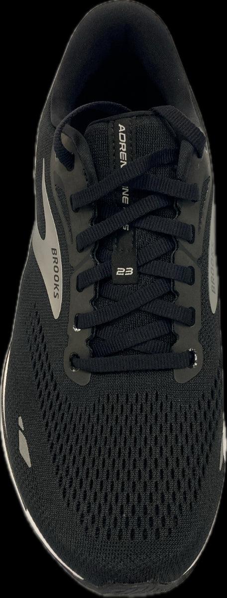 Brooks Black/White/Silver Adrenaline GTS 23 Wide Width Men's Road Running Shoes 110391-004