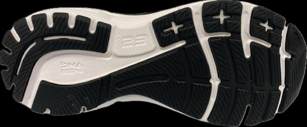 Brooks Black/White/Silver Adrenaline GTS 23 Wide Width Men's Road Running Shoes 110391-004