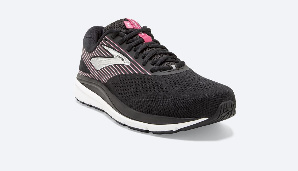 Brooks Black With Hot Pink And Silver Addiction 14 Womens Running Shoes 120306-050