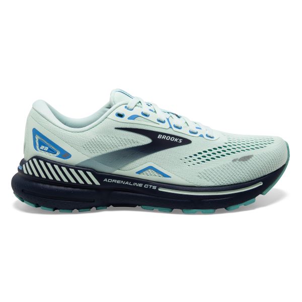 Brooks Blue Glass/Nile Blue/Marina Adrenaline GTS 23 Women's Road Running Shoes 120381-471