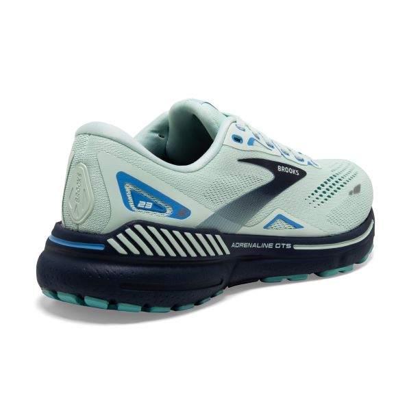 Brooks Blue Glass/Nile Blue/Marina Adrenaline GTS 23 Women's Road Running Shoes 120381-471