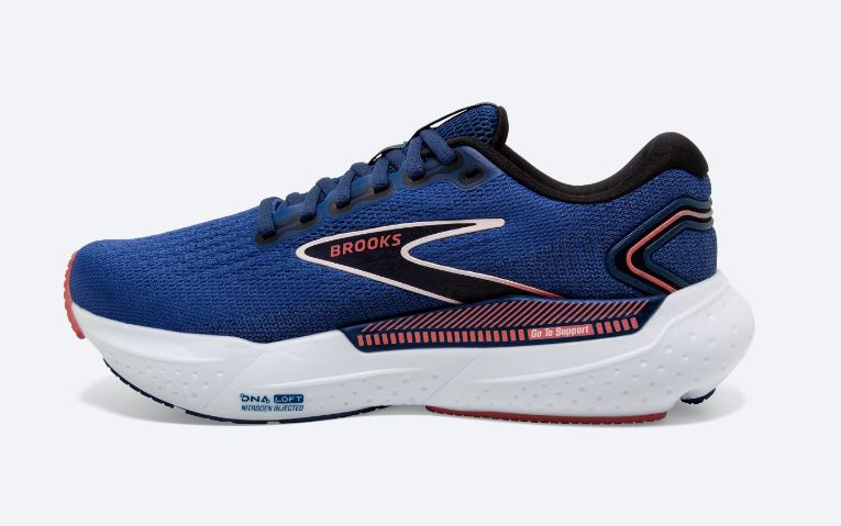 Brooks Blue/Icy Pink/Rose Glycerin GTS 21 Women's Road Running Shoes 120409-496