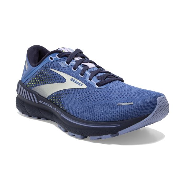 Brooks Blue/Purple/Nightlife Adrenaline GTS 22 Womens Running Shoes 120353-467