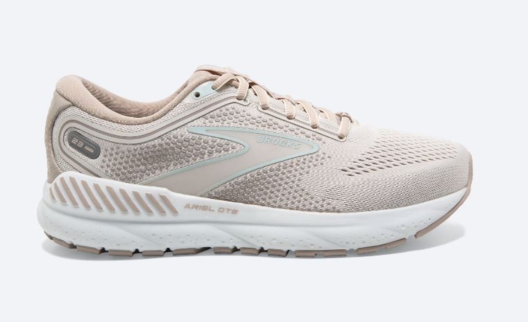 Brooks Chateau Grey/White Sand Ariel GTS 23 Women's Road-Running Shoes 120390-227