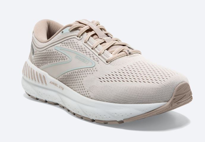 Brooks Chateau Grey/White Sand Ariel GTS 23 Women's Road-Running Shoes 120390-227