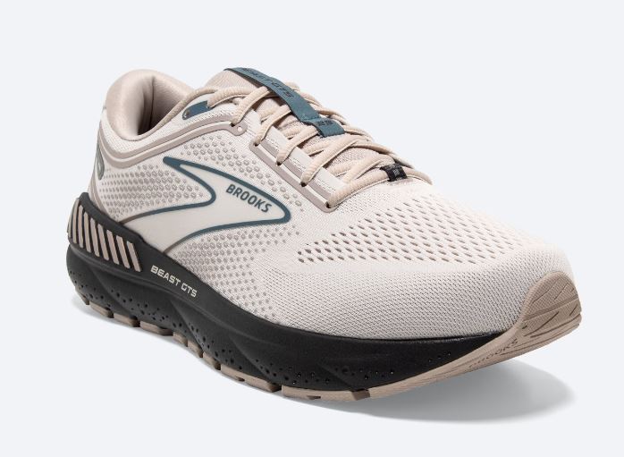 Brooks Chateau Grey/White Sand/Blue Beast GTS 23 Men's Road Running Shoes 110401-216