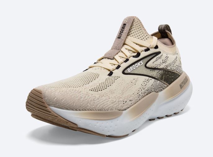 Brooks Coconut/Chateau Grey/Black Glycerin StealthFit 21 Women's Running Shoes 120410-108