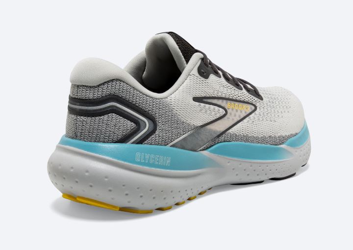 Brooks Coconut/Forged Iron/Yellow Glycerin 21 Men's Road Running Shoes 110419-184