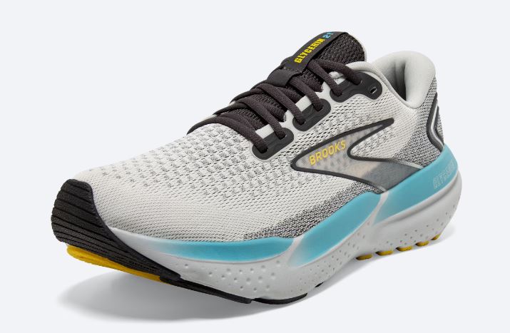 Brooks Coconut/Forged Iron/Yellow Glycerin 21 Men's Road Running Shoes 110419-184