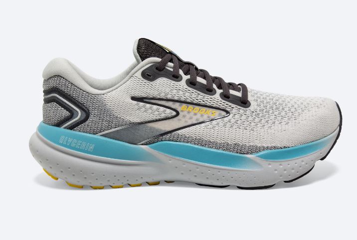 Brooks Coconut/Forged Iron/Yellow Glycerin 21 Men's Road Running Shoes 110419-184