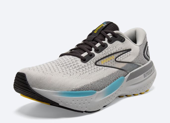 Brooks Coconut/Forged Iron/Yellow Glycerin GTS 21 Men's Road Running Shoes 110420-184