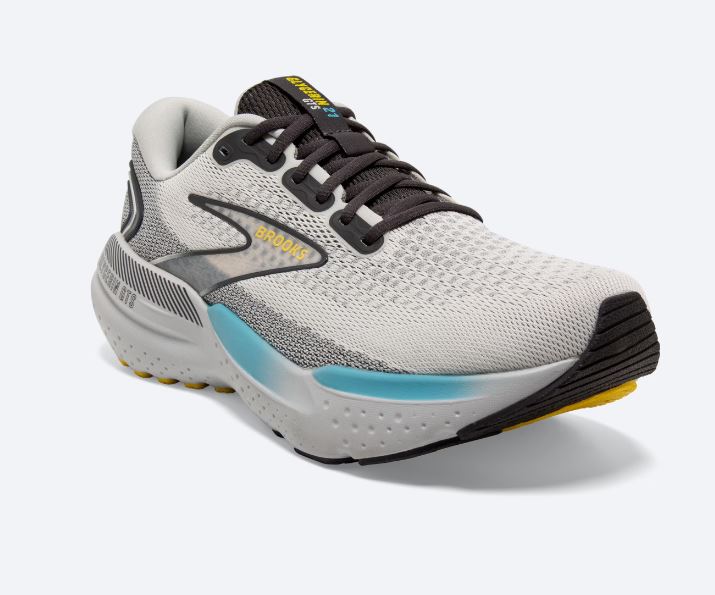 Brooks Coconut/Forged Iron/Yellow Glycerin GTS 21 Men's Road Running Shoes 110420-184