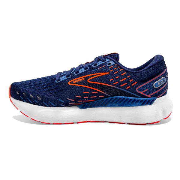 Brooks Depths/Palace Blue/Orange Glycerin GTS 20 Mens Running Shoes 110383_444
