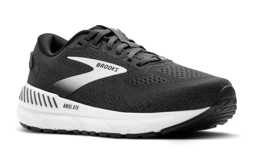 Brooks Ebony/Black/White Ariel GTS 24 Women's Running Shoes 120414