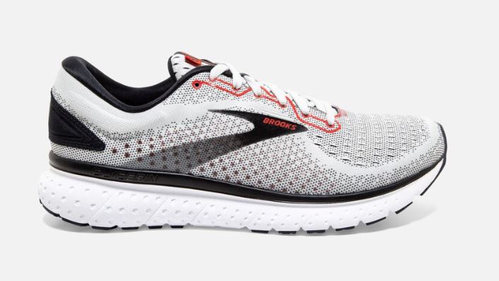 Brooks Glycerin 18 Grey/Black/Red Mens Road Running Shoes 110329-094