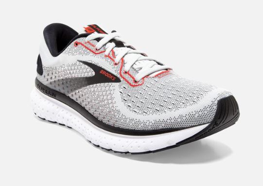 Brooks Glycerin 18 Grey/Black/Red Mens Road Running Shoes 110329-094