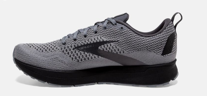 Brooks Grey And Blackened Pearl Revel 4 Mens Running Shoes 110347-096