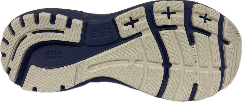 Brooks Grey/Blue/Orange Adrenaline 23 GTS Men's Road Running Shoes 110391-027