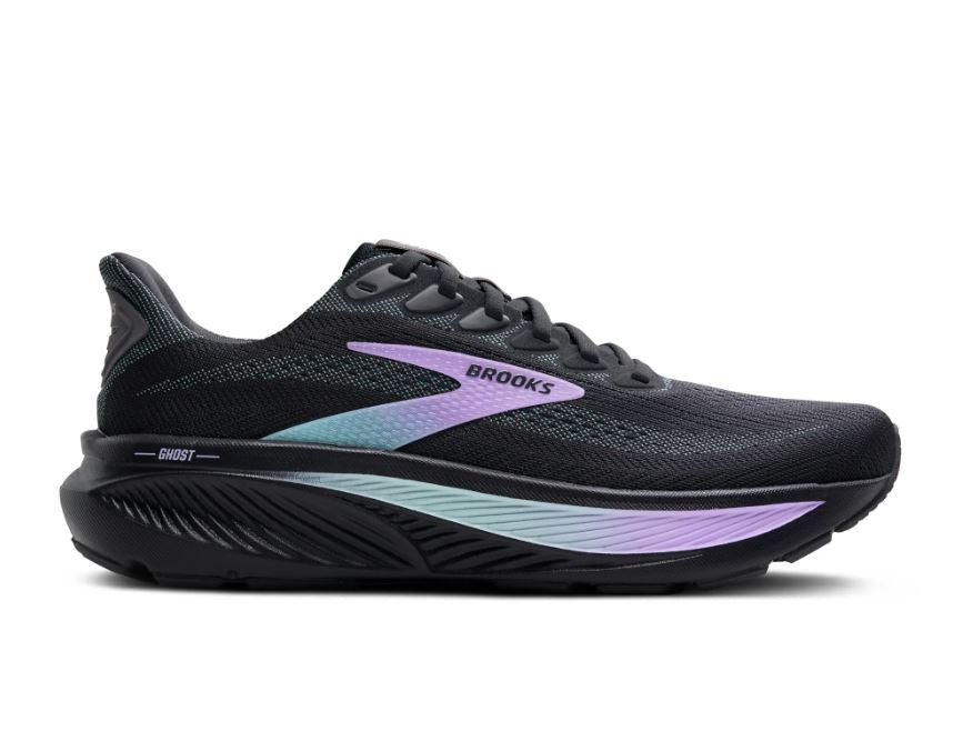 Brooks Grey/Clearwater/Purple Ghost 17 Women's Road Running Shoes 120431-081