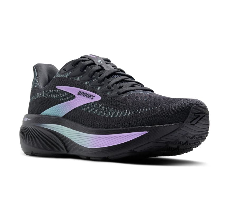 Brooks Grey/Clearwater/Purple Ghost 17 Women's Road Running Shoes 120431-081