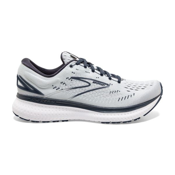Brooks Grey/Ombre/White Glyercin 19 Womens Road Running Shoes 120343-085