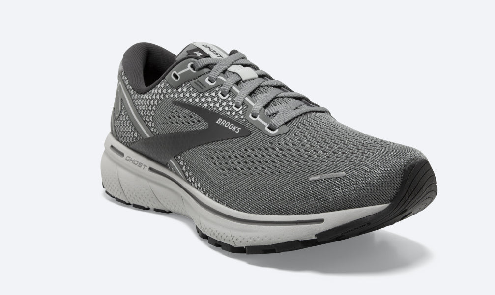 Brooks Grey With Alloy And Oyster Color Ghost 14 Men's Road Running Shoes 110369-067