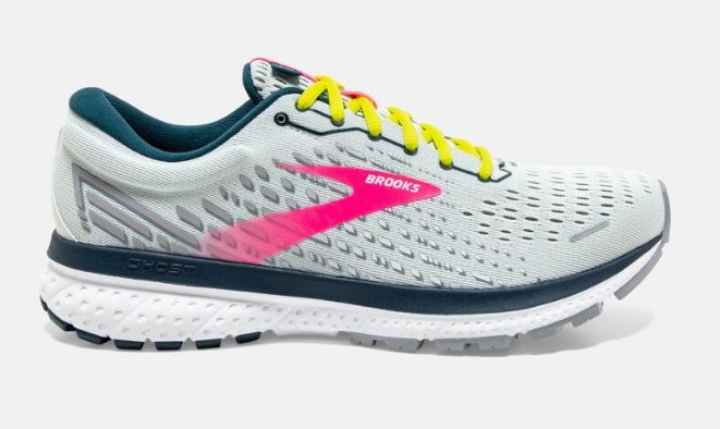 Brooks Ice Flow/Pink/Pond Ghost 13 Womens Running Shoes 120338-154